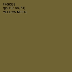 #706333 - Yellow Metal Color Image