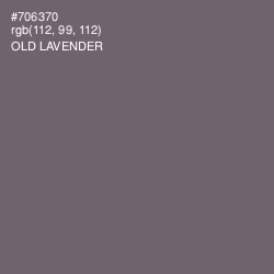 #706370 - Old Lavender Color Image