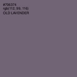 #706374 - Old Lavender Color Image