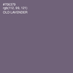 #706379 - Old Lavender Color Image