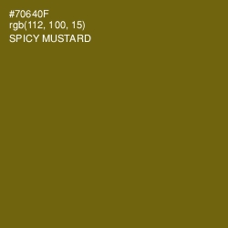 #70640F - Spicy Mustard Color Image