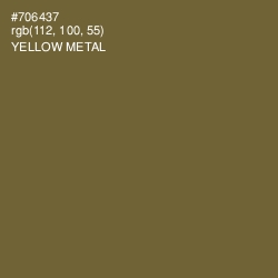 #706437 - Yellow Metal Color Image