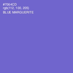 #7064CD - Blue Marguerite Color Image