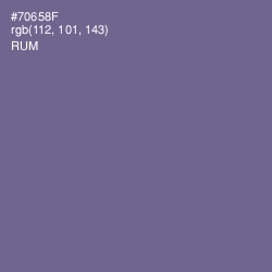 #70658F - Rum Color Image
