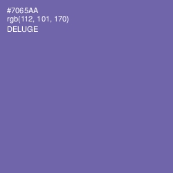 #7065AA - Deluge Color Image