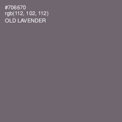 #706670 - Old Lavender Color Image