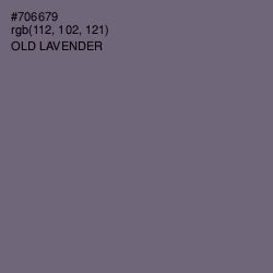 #706679 - Old Lavender Color Image