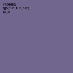 #70668E - Rum Color Image