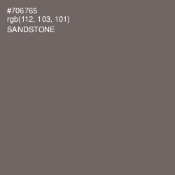 #706765 - Sandstone Color Image