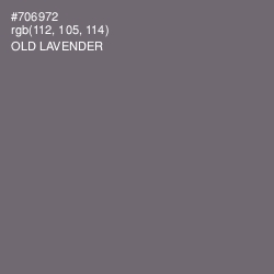 #706972 - Old Lavender Color Image