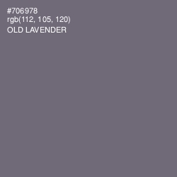 #706978 - Old Lavender Color Image