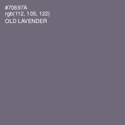 #70697A - Old Lavender Color Image