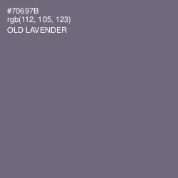 #70697B - Old Lavender Color Image