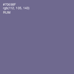 #70698F - Rum Color Image