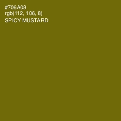 #706A08 - Spicy Mustard Color Image