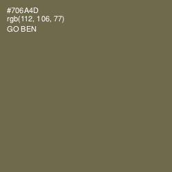 #706A4D - Go Ben Color Image