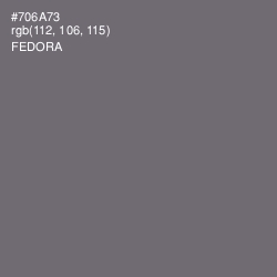 #706A73 - Fedora Color Image