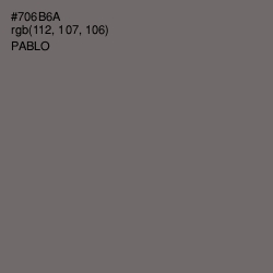 #706B6A - Pablo Color Image