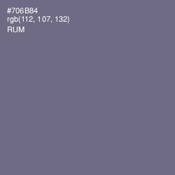 #706B84 - Rum Color Image
