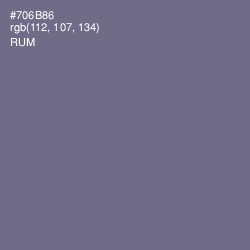 #706B86 - Rum Color Image