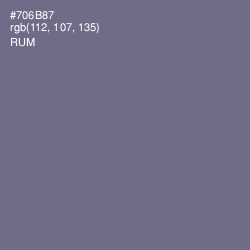 #706B87 - Rum Color Image