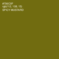 #706C0F - Spicy Mustard Color Image