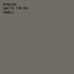 #706C63 - Pablo Color Image