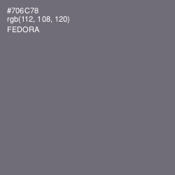 #706C78 - Fedora Color Image