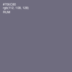 #706C80 - Rum Color Image