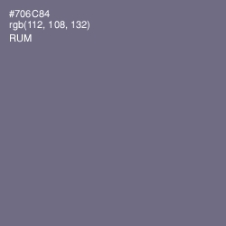 #706C84 - Rum Color Image