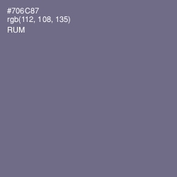 #706C87 - Rum Color Image