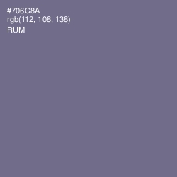 #706C8A - Rum Color Image