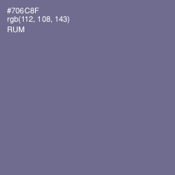 #706C8F - Rum Color Image