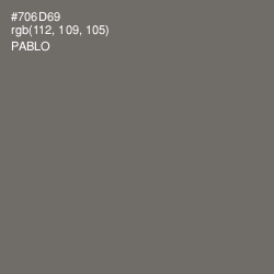 #706D69 - Pablo Color Image