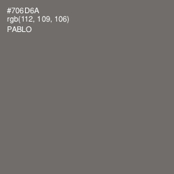 #706D6A - Pablo Color Image