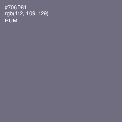 #706D81 - Rum Color Image