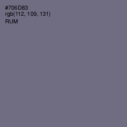 #706D83 - Rum Color Image