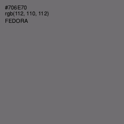 #706E70 - Fedora Color Image