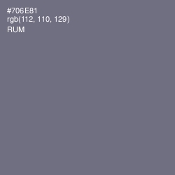 #706E81 - Rum Color Image