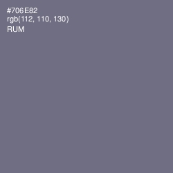 #706E82 - Rum Color Image