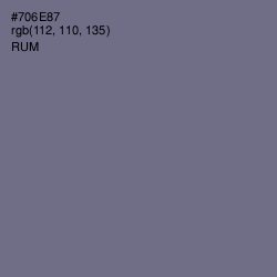 #706E87 - Rum Color Image