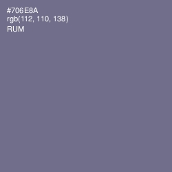 #706E8A - Rum Color Image