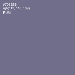 #706E8B - Rum Color Image