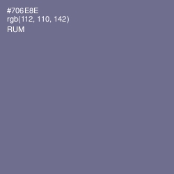 #706E8E - Rum Color Image