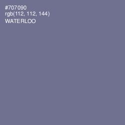 #707090 - Waterloo  Color Image