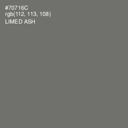 #70716C - Limed Ash Color Image