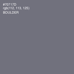 #70717D - Boulder Color Image