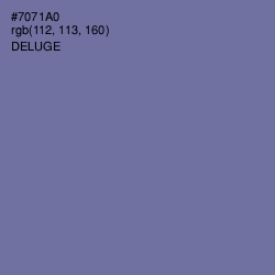 #7071A0 - Deluge Color Image