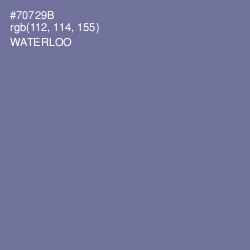 #70729B - Waterloo  Color Image