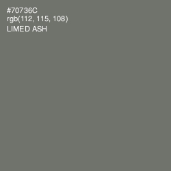 #70736C - Limed Ash Color Image